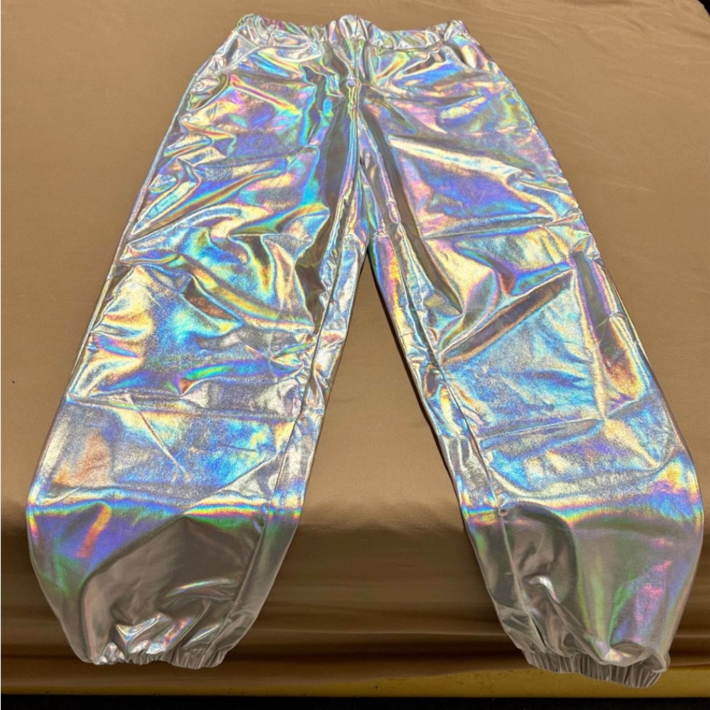 NEW Radiant Holographic Pants - silvery